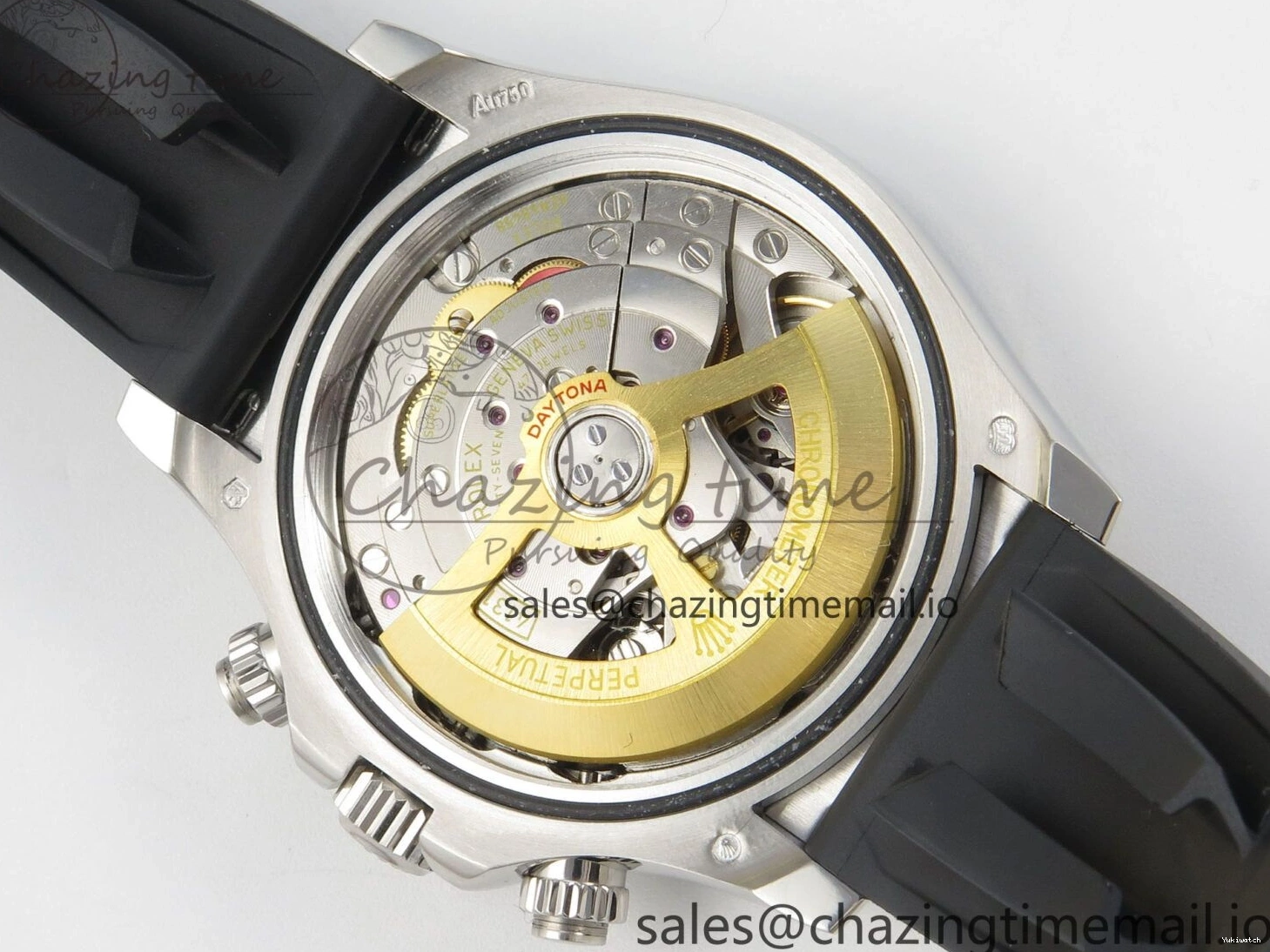 Oysterflex Bezel Clean on Ceramic DD4131 1:1 SS Dial 126519 Black Black Rubber Edition Best Stick Strap Daytona 0518